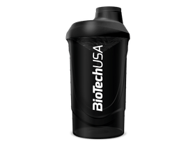 BioTechUSA Wave Shaker keverőpalack, 600 ml, fekete-füst BioTechUSA Wave Shaker keverőpalack, 600 ml, fekete-füst