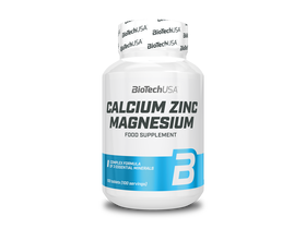 BioTechUSA Calcium Zinc Magnesium Tabletta, 100 db