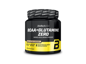 BiotechUSA BCAA + Glutamine Zero italpor, 480 g, barackos Ice Tea