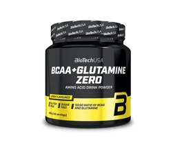 BiotechUSA BCAA + Glutamine Zero italpor, 480 g, citrom