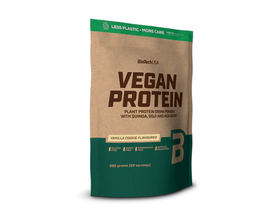 BioTechUSA Vegan Protein fehérje, 500 g, vaníliás sütemény