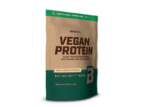 BioTechUSA Vegan Protein fehérje, 500 g, vaníliás sütemény BioTechUSA Vegan Protein fehérje, 500 g, vaníliás sütemény