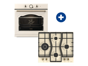 Gorenje BOS67372CLI Beépíthető sütő + Gorenje GW6D42CLI Beépíthető gáz főzőlap