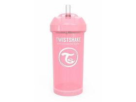 Twistshake szívósz. itató 360ml 6+m pink