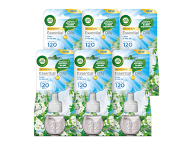 Air Wick utántöltő elektromos légfrissítőhöz - Frissen Mosott Ruha, 6x19 ml Air Wick utántöltő elektromos légfrissítőhöz - Frissen Mosott Ruha, 6x19 ml