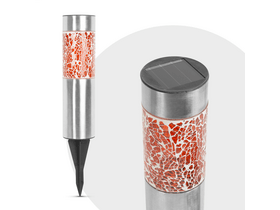 Garden of Eden Leszúrható fém szolár lámpa - melegfehér Garden of Eden Leszúrható fém szolár lámpa - melegfehér