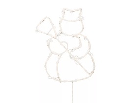 Home KID507BWW hóember ablakdísz, melegfehér Home KID507BWW hóember ablakdísz, melegfehér