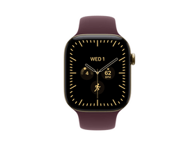 Apple Watch Series 12 GPS+Cellular, 46 mm ragyogó arany titán tok, burgundi sportszíj, M/L (MJGT4MP/A) Apple Watch Series 12 GPS+Cellular, 46 mm ragyogó arany titán tok, burgundi sportszíj, M/L (MJGT4MP/A)