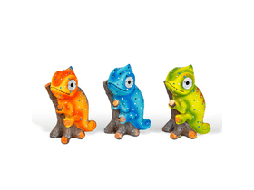 Garden of Eden 11424 LED-es szolár kaméleon, 3-féle Garden of Eden 11424 LED-es szolár kaméleon, 3-féle