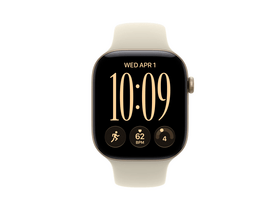 Apple Watch Series 12 GPS+Cellular, 46 mm világos arany alumíniumtok, homokszín sportszíj, M/L (MJGC4MP/A) Apple Watch Series 12 GPS+Cellular, 46 mm világos arany alumíniumtok, homokszín sportszíj, M/L (MJGC4MP/A)