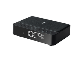Aiwa CR-30/BK Az ébresztőóra rádió és vezeték nélküli töltő Aiwa CR-30/BK Az ébresztőóra rádió és vezeték nélküli töltő