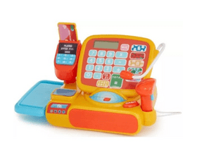 Elektronikus játék pénztárgép mikrofonnal (66450) Elektronikus játék pénztárgép mikrofonnal (66450)
