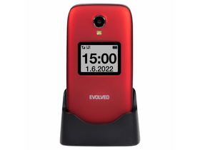 Evolveo EasyPhone FS EP771 Nyomógombos mobiltelefon, piros Evolveo EasyPhone FS EP771 Nyomógombos mobiltelefon, piros