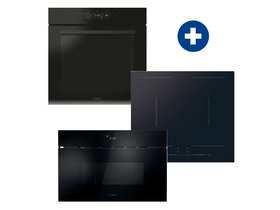 Candy CA6 N5G3YTB Beépíthető sütő + Candy CDTP644SC/E1 Indukciós főzőlap + Candy CA38SMBF7XS Beépíthető mikrohullámú sütő