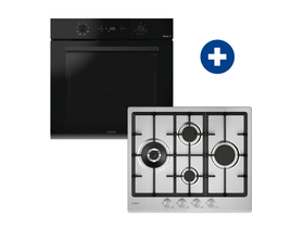 Candy CA6 NP3T3EHTB Beépíthető sütő + Candy CHG6D4WTX Beépíthető gázfőzőlap