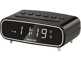 Sencor SRC 2600 B rádiós ébresztőóra