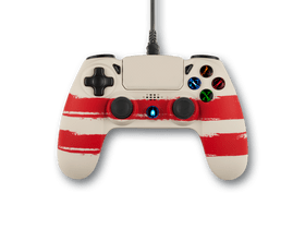 Spartan Gear Hoplite 2 PS4/PC Kontroller, Red line (109034)