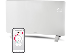 Sencor SCF 4740WH Elektromos üveg fűtőpanel, fehér Sencor SCF 4740WH Elektromos üveg fűtőpanel, fehér