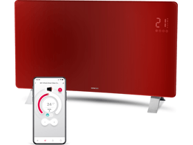 Sencor SCF 4742RD Elektromos üveg fűtőpanel, piros Sencor SCF 4742RD Elektromos üveg fűtőpanel, piros