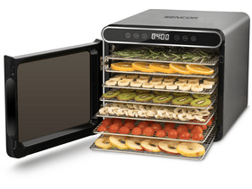 Sencor SFD 7750SS Élelmiszer aszaló, 6 szita, fekete Sencor SFD 7750SS Élelmiszer aszaló, 6 szita, fekete