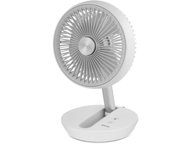 Akkus ventilátor 18cm fehér