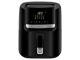 Air Fryer 1600W, 6,5L fekete