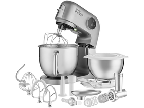 Konyhai robotgép, 1500W, 4.5L, szürke