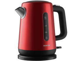 Vízforraló, 2200W, 1.7L, fekete/piros Vízforraló, 2200W, 1.7L, fekete/piros