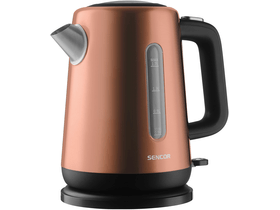 Vízforraló, 2200W, 1.7L, fekete/réz
