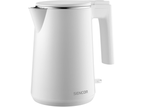 Vízforraló, 1500W, 1L, fehér Vízforraló, 1500W, 1L, fehér