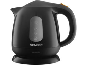 Vízforraló, 1100W, 1L, fekete/szürke