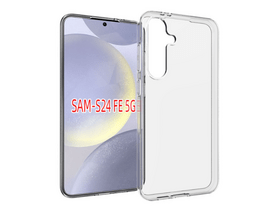 Cellect Samsung S24 FE tanka silikonska stražnja maska, prozirna (TPU-SAM-S24FE-TP) Cellect Samsung S24 FE tanka silikonska stražnja maska, prozirna (TPU-SAM-S24FE-TP)