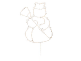 Home KID507WW LED-es hóember ablakdísz