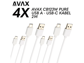 USB-C Gyorstöltő Kábelcsomag, 2M,2.1A