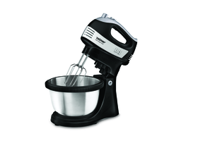 Tálas mixer,700W,fekete/acél