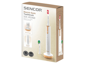 Sencor SOC 4103GD Elektromos fogkefe fehér-arany Sencor SOC 4103GD Elektromos fogkefe fehér-arany