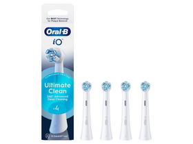 Oral-B iO Ultimate Clean fogkefefej, fehér, 4 db Oral-B iO Ultimate Clean fogkefefej, fehér, 4 db