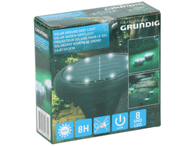 Grundig Solar leszúrható lapos lámpa, 11x13 cm Grundig Solar leszúrható lapos lámpa, 11x13 cm