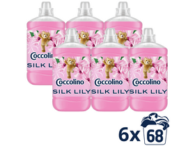 Coccolino Silk Lily öblítőkoncentrátum, 6x1700ml Coccolino Silk Lily öblítőkoncentrátum, 6x1700ml