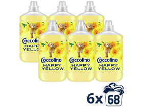 Coccolino Happy Yellow öblítőkoncentrátum, 6x1700ml Coccolino Happy Yellow öblítőkoncentrátum, 6x1700ml