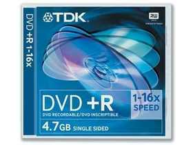 TDK DVD+R 16X4.7GB
