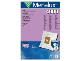 MENALUX 17/4000/A Szintetikus porzsák+motorfilter