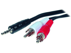VIVA 30832 3,5 mm jack - 2 RCA kábel, 1,5 m VIVA 30832 3,5 mm jack - 2 RCA kábel, 1,5 m