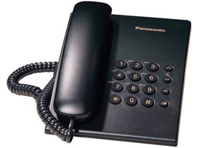 Telefon Panasonic KX-TS500, crni Telefon Panasonic KX-TS500, crni