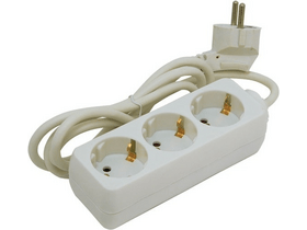 Emos P0321 Hosszabbító, 1,5 m, 3 aljzat Emos P0321 Hosszabbító, 1,5 m, 3 aljzat