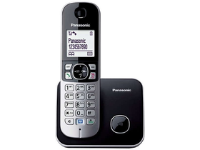 Panasonic TG6811 DECT Telefon, Fekete/Ezüst