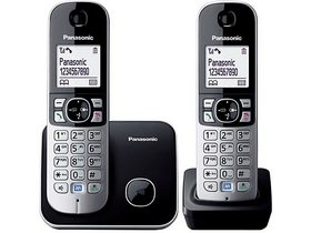 Panasonic TG6812 DECT telefon, crna/srebrna Panasonic TG6812 DECT telefon, crna/srebrna
