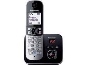 Panasonic TG6821 DECT telefon, crna/srebrna Panasonic TG6821 DECT telefon, crna/srebrna