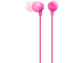 Sony MDR-EX15LPPI In-Ear Fülhallgató, Pink