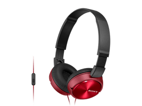 Sony MDRZX310R Fejhallgató, Piros/Fekete